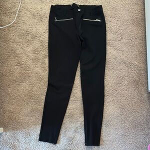 Zara medium stretchy black pants size medium